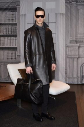 Men's leather coat: paano pumili at kung ano ang isusuot?