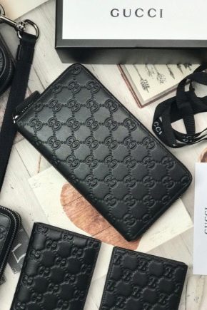 Mga wallet at purse ng kalalakihan ng Gucci