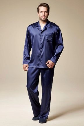 Pyjama homme en soie et satin