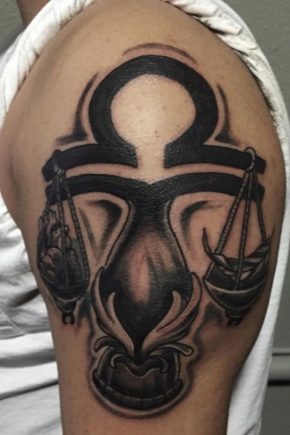 Lahat tungkol sa tattoo ng Libra para sa mga kalalakihan