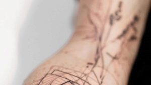 Tatouages ​​​​de style géométrique pour hommes