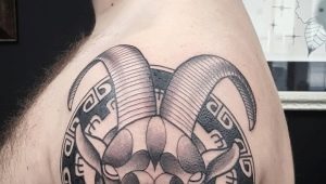 Pangkalahatang-ideya ng mga tattoo sa Capricorn para sa mga kalalakihan at kanilang pagkakalagay