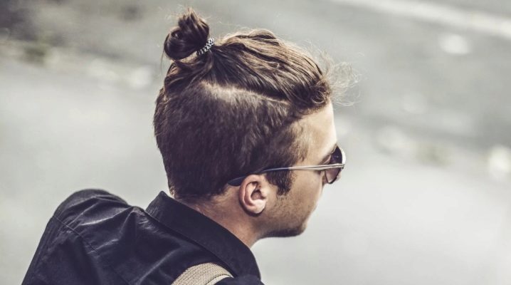 Druhy pánskych účesov Topknot (vrchný uzol)