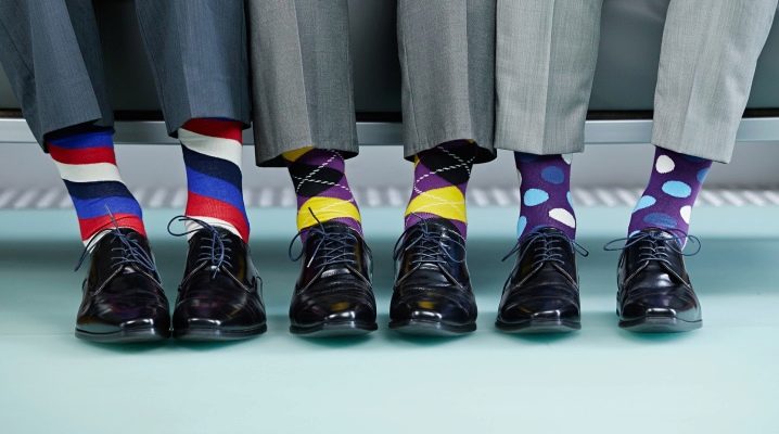 Chaussettes pour hommes à la mode