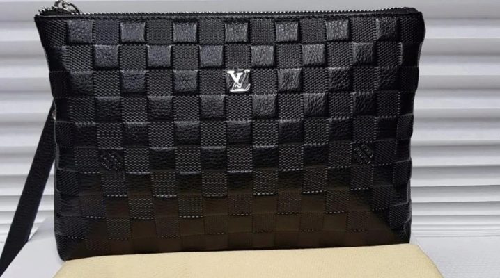 Louis Vuitton panlalaki na paghawak: mga tampok at uri