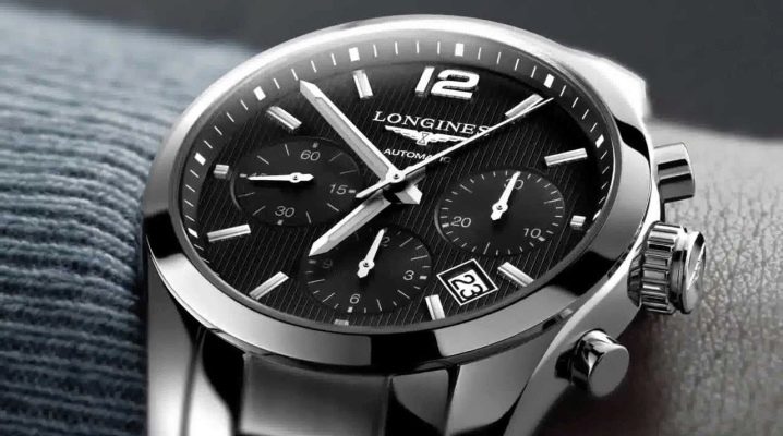 Panoorin ang pulso ng mga lalaki sa Longines