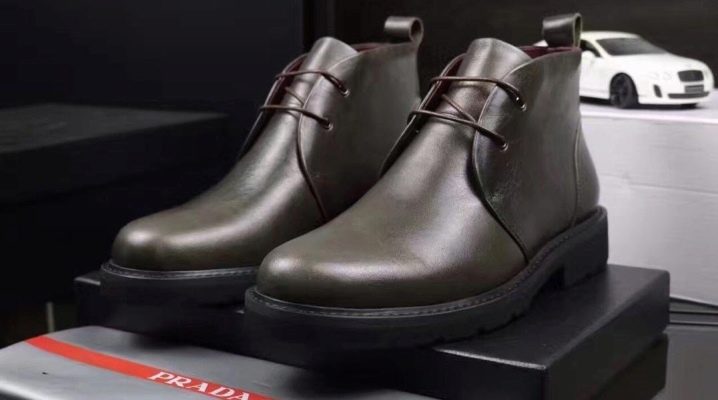 Features of men's Prada shoes