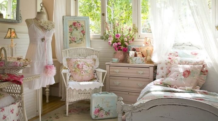 Shabby chic na kwarto