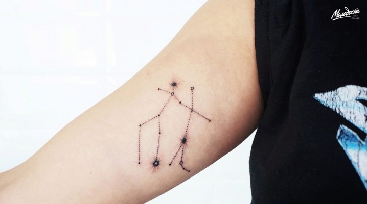 Pangkalahatang-ideya ng mga tattoo na Gemini para sa mga kalalakihan