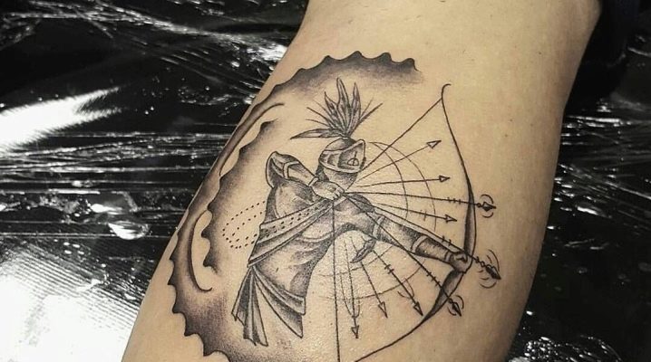 Lahat ng tungkol sa Sagittarius zodiac sign tattoo para sa mga kalalakihan