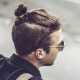 Druhy pánskych účesov Topknot (vrchný uzol)