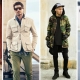 Vestes militaires pour hommes